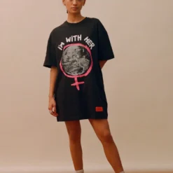 Sree Santhosh I'm With Her T-Shirt Dress Best Selling