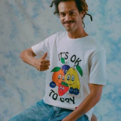 Sree Santhosh It's Okay To Cry T-Shirt (White) Best Selling