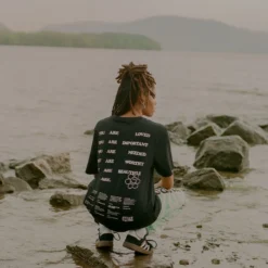 Sree Santhosh Best Selling Love More Always Be Kind S/S T-Shirt (Black)