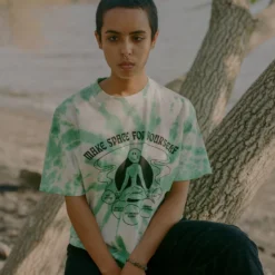 Sree Santhosh Best Selling Tie Dye Make Space For Yourself S/S T-Shirt