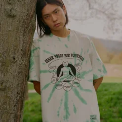 Sree Santhosh Best Selling Tie Dye Make Space For Yourself S/S T-Shirt