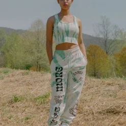 Sree Santhosh Best Selling Tie Dye Love More Always Be Kind Sweatpants