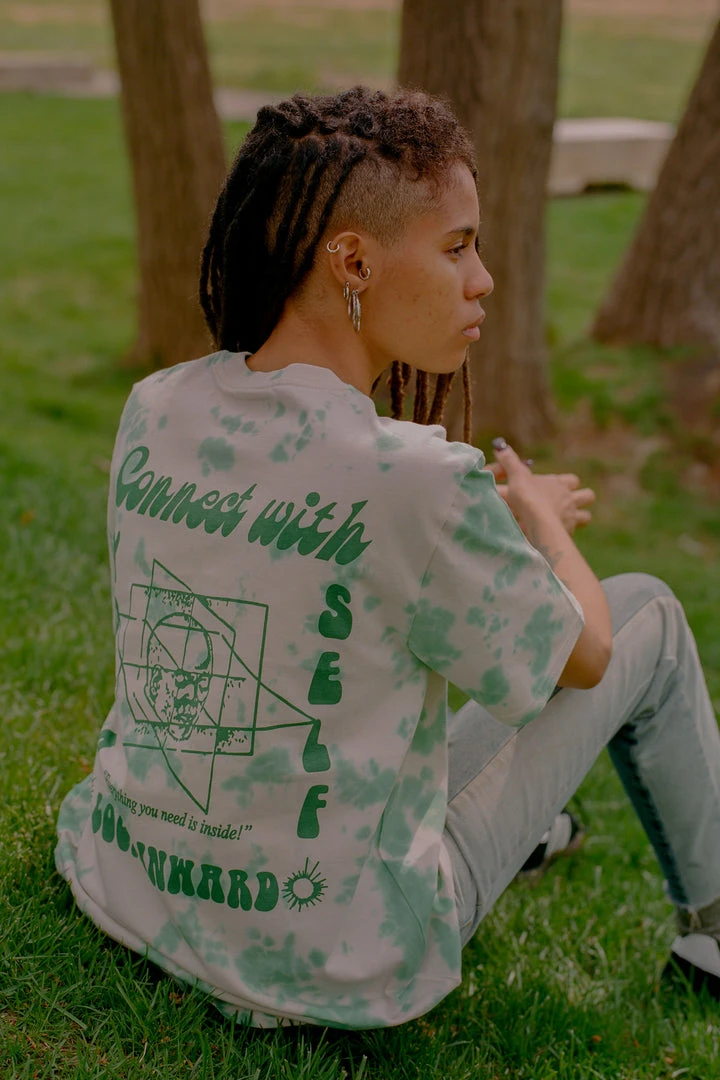 Sree Santhosh Tie Dye Connect W Yourself S/S T-Shirt 3 Sree Santhosh Tie Dye Connect W Yourself S/S T-Shirt