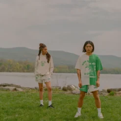 Sree Santhosh MHA Chalk/Green Pieced S/S T-Shirt Best Selling