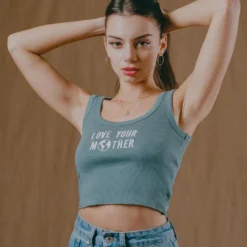 Sree Santhosh LYM Ribbed Tank (North Atlantic) Best Selling