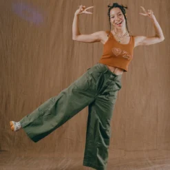 Sree Santhosh YAL Ribbed Tank (Sienna)