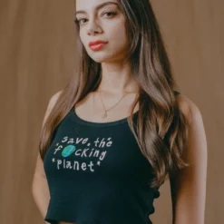 Sree Santhosh STFP Ribbed Tank (Black)