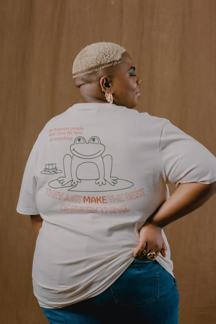 Sree Santhosh Best Selling Happy People S/S T-Shirt (Chalk) 3 Sree Santhosh Best Selling Happy People S/S T-Shirt (Chalk)