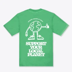 Sree Santhosh Every Day Earth Day S/S T-Shirt (Kelly Green) Best Selling