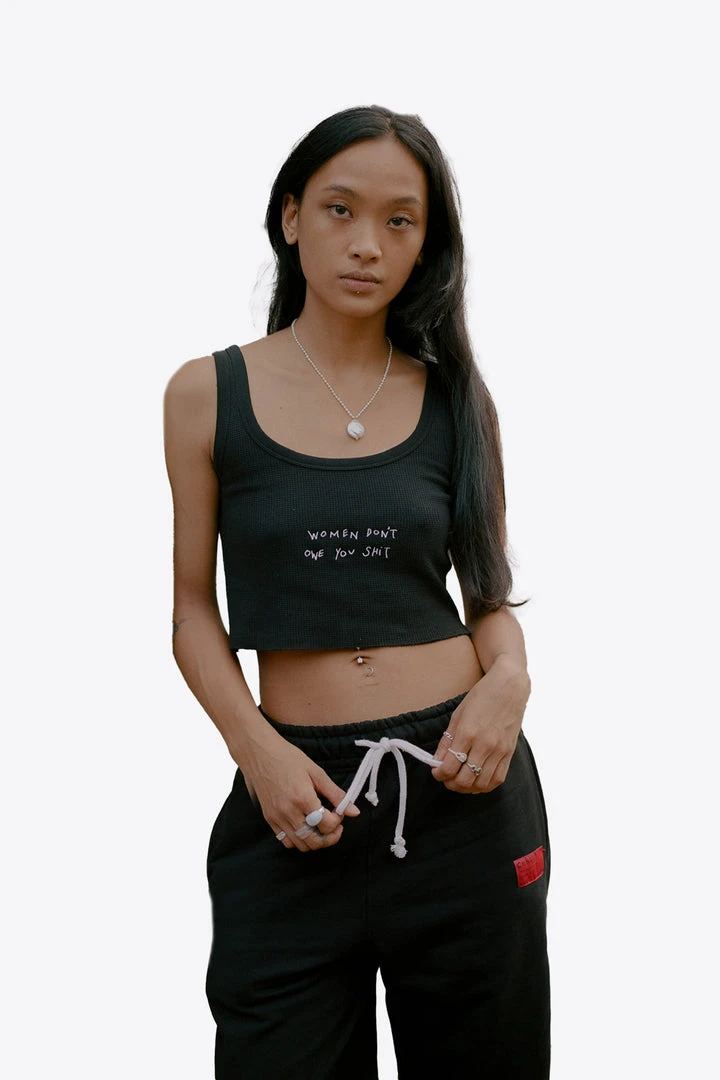 Sree Santhosh Best Selling WDOYS Ribbed Tank (Black) 6 Sree Santhosh Best Selling WDOYS Ribbed Tank (Black)