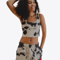 Sree Santhosh Chalk/Black Tie Dye Sweatshorts