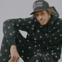 Sree Santhosh Best Selling Embroidered Peace Hoodie (Black) 9 Sree Santhosh Best Selling Embroidered Peace Hoodie (Black)