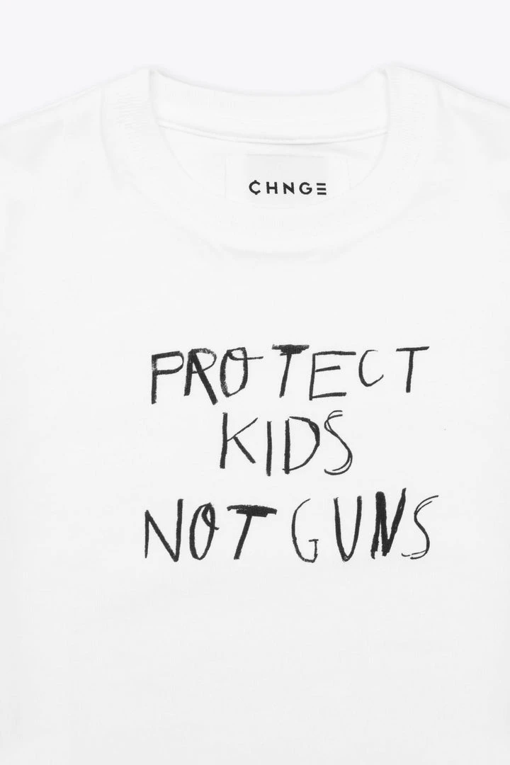 Sree Santhosh CHNGE Kids Protect Kids Not Guns Tee 3 Sree Santhosh CHNGE Kids Protect Kids Not Guns Tee