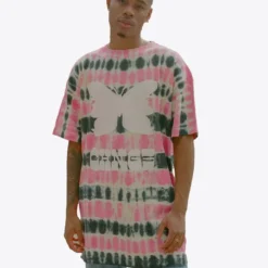 Sree Santhosh Zänt Tie Dye BF Stamp Dress (Electro)