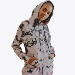 Sree Santhosh Best Selling Violet Splotch Tie Dye University Hoodie