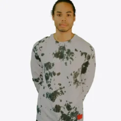 Sree Santhosh Tie Dye Butterfly L/S T-Shirt (Violet/Black)