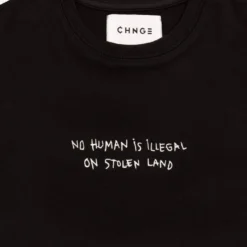 Sree Santhosh CHNGE Kids No Human Is Illegal Tee