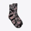Sree Santhosh Accessories Dusty Rose/Black Splotch Tie Dye CHNGE Logo Socks