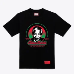 Sree Santhosh Nelson Mandela S/S T-Shirt (Black) Best Selling
