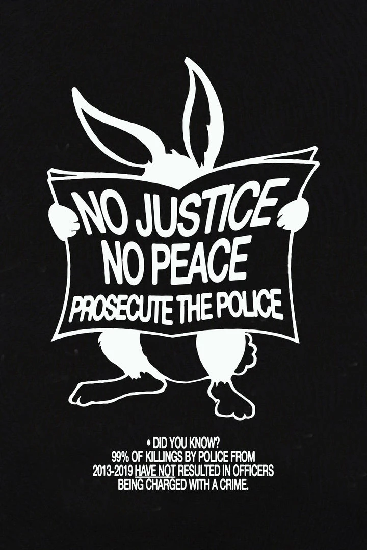 Sree Santhosh No Justice Long Sleeve (Black) Best Selling 3 Sree Santhosh No Justice Long Sleeve (Black) Best Selling