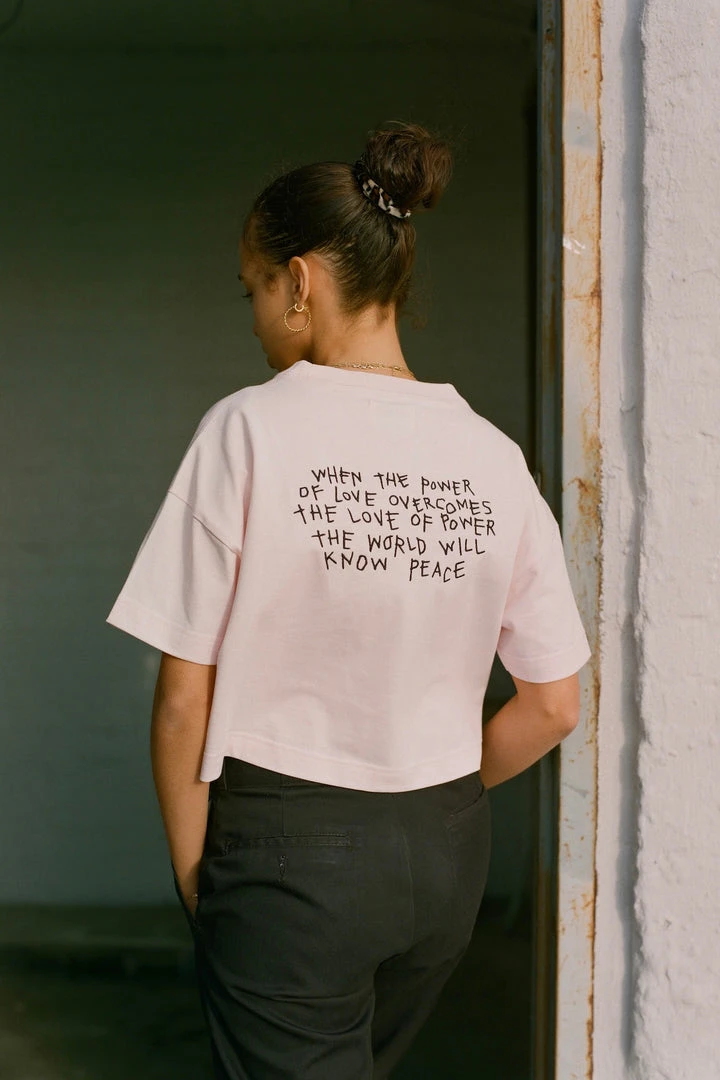 Sree Santhosh Power Of Love Crop (Pink) 3 Sree Santhosh Power Of Love Crop (Pink)