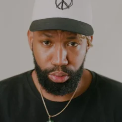 CHNGE Best Selling Chalk/Black Panel Power Of Love Baseball Cap