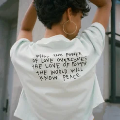 Sree Santhosh Power Of Love Crop (Mint)