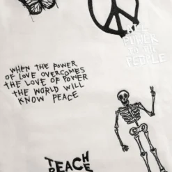 Sree Santhosh Chalk Love Peace Hoodie Best Selling