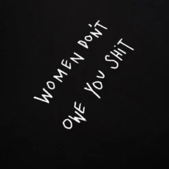 Sree Santhosh Best Selling Women Don't Owe You Shit (Black)
