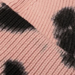 Sree Santhosh Tie Dye Oversized Beanie (Dusty Rose/Black)