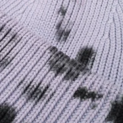 Sree Santhosh Tie Dye Oversized Beanie (Violet/Black) Hats