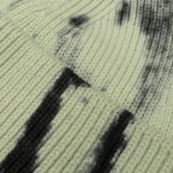 Sree Santhosh Tie Dye Oversized Beanie (Lime/Black) Hats