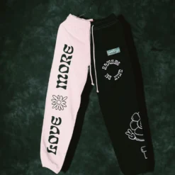 Sree Santhosh MHA Chalk/Black Pieced Sweatpant 6 Sree Santhosh MHA Chalk/Black Pieced Sweatpant