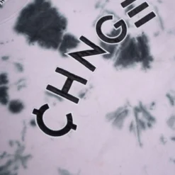 Sree Santhosh Violet CHNGE Logo Overdye Tie Dye Crewneck Best Selling