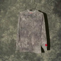 Sree Santhosh Black CHNGE Logo Marble Tie Dye Crewneck Best Selling