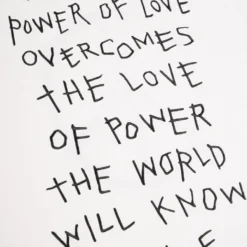 Sree Santhosh Power Of Love T-Shirt Dress (Chalk) Best Selling