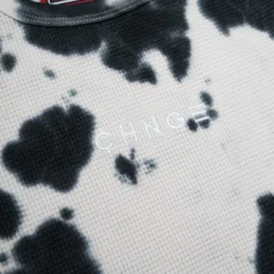 Sree Santhosh Best Selling Tie Dye Logo Ribbed Tank (Cookies & Cream)