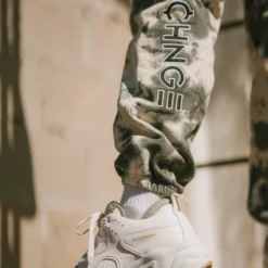 Sree Santhosh Cookies & Cream Tie Dye University Sweatpants