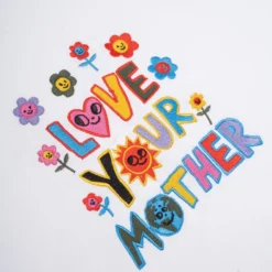 Sree Santhosh Love Your Mother S/S Crop (White)