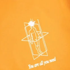 Sree Santhosh New Arrivals Everything You Need Is Inside S/S Ringer T-Shirt (Orange Slice)