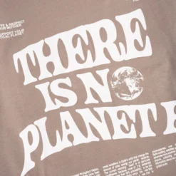 Sree Santhosh New Arrivals No Planet B S/S Ringer T-Shirt (Driftwood)