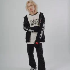 Sree Santhosh PPTP Zip Up Hoodie (Black) New Arrivals