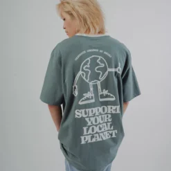 Sree Santhosh Every Day Is Earth Day S/S Ringer T-Shirt (North Atlantic) 8 Sree Santhosh Every Day Is Earth Day S/S Ringer T-Shirt (North Atlantic)