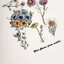 Sree Santhosh Best Selling More Flowers Fewer Assholes (Chalk)