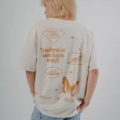 Sree Santhosh Take It Slow S/S Ringer T-Shirt (Chalk)