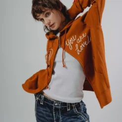 Sree Santhosh YALLE Zip Up Hoodie (Sienna)