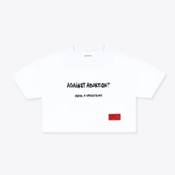 Sree Santhosh Have A Vasectomy S/S Crop (White)