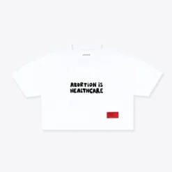 Sree Santhosh Abortion Is Healthcare S/S Crop (White)