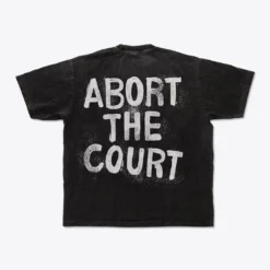 Sree Santhosh Abort The Court S/S Tee (black) Best Selling