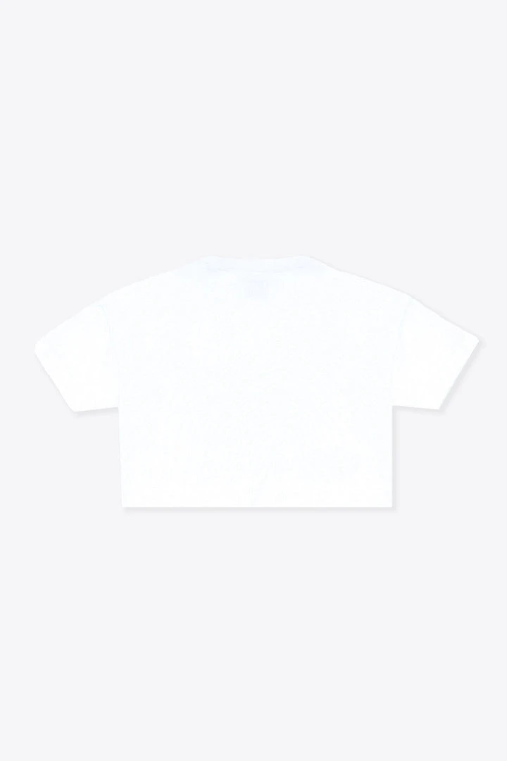 Sree Santhosh Best Selling Cannabis Equity S/S Crop (White) 3 Sree Santhosh Best Selling Cannabis Equity S/S Crop (White)